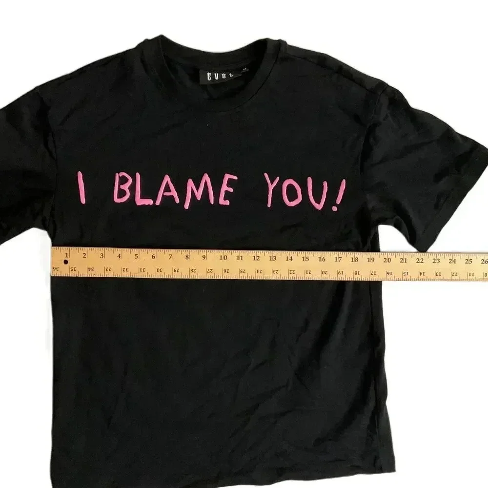Evol Black Crew Neck‎ Love Is For Lames Medium Tshirt